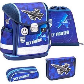 Grundschul-Schulranzen von Belmil in Blue Sky Fighter Design