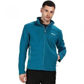 Regatta Männlich Boswell’ Extol Stretch Overhead Zip Grid Fleece – Dunkles Jeans – XL
