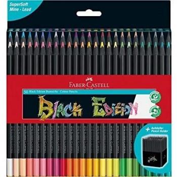 Black Edition Colored Pencils, 50 Count Box