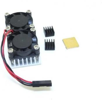 Raspberry Pi 4B Heatsink and Dual Fan Cooling System