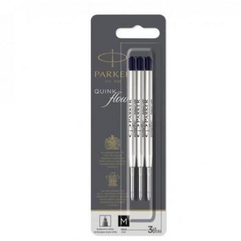 Parker QuinkFlow Black Medium Ballpoint Pen Refill