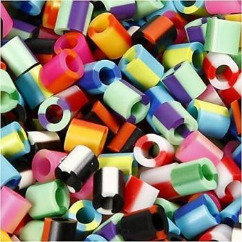 NABBI Stickperlen Streifen medium Größe 5x5mm 1100er Set