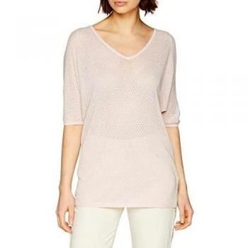 Camiseta Beige Naf Naf Kenu21 de Manga Larga para Mujer