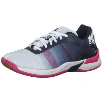 Kempa Attack Contender Zapatillas para Mujer, Balonmano, Multicolor (Marine/Weiß 02), 36 EU