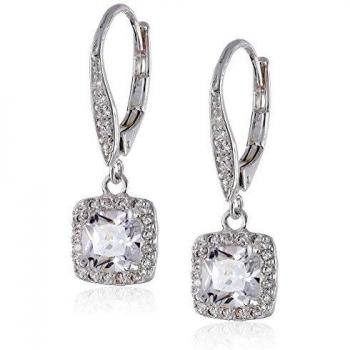 Anne Klein Silberschimmer‑Drop‑Ohrstecker (Single)