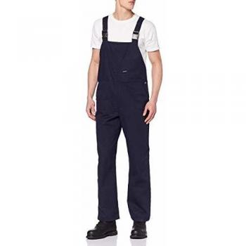 Portwest Cotton Bib and Brace Navy 3XL