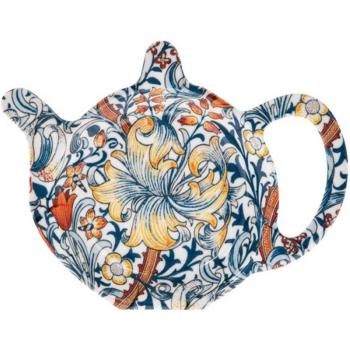 Elegant Blue Tea Bag Rest