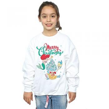 Ariel Christmas Sweatshirt for Girls 5-6 Years