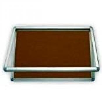 Vitrina de corcho exterior con apertura vertical tamaño 4xA4