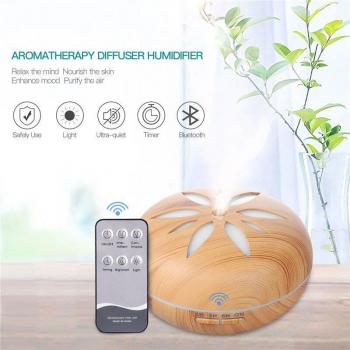 550ml Bluetooth-Compatible Aroma Diffuser with Timing Function