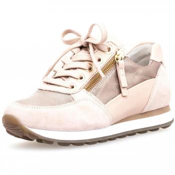GABOR COMFORT 86.335‑53 Damen‑Sneaker – Glattleder Rosé Metallic