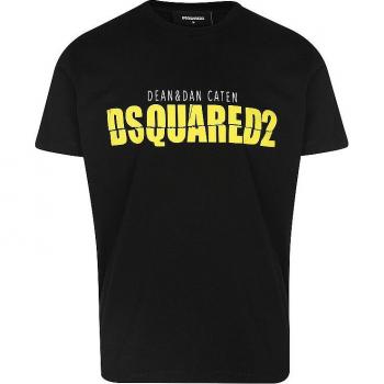 DSQUARED2 Herren T-Shirt Schwarz Größe S