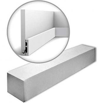 Orac Decor SX157-RAL9003 Finished Square Skirting Board Box
