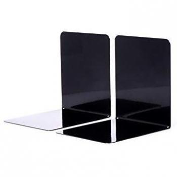 Supports à livres MAUL en métal 14x12x14 cm, noir, set de 2