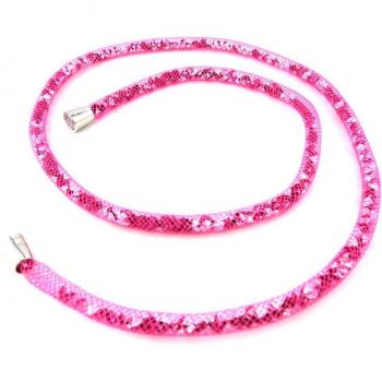 Pulsera Elegante Joyaux Rosa Brillante (5 mm)