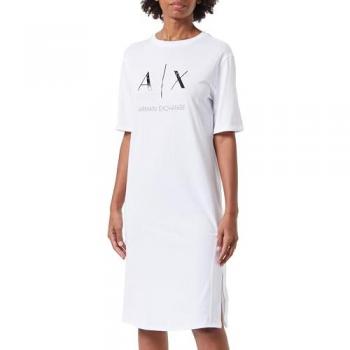 Armani Exchange Casual Dress 3DYA79 – Weiß, XS, Relaxed Fit