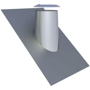 LE SANITAIRE Solin de Techo Ø 60/100 mm para Pendiente 36-45°