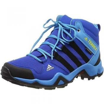 Adidas Terrex Ax2R Mid CP K, Botas de Senderismo Unisex Niños, Azul