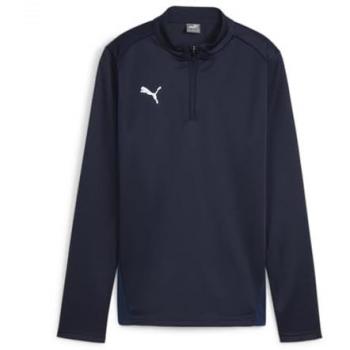 Puma teamGOAL Training Top Damen 1/4 Zip Blau M