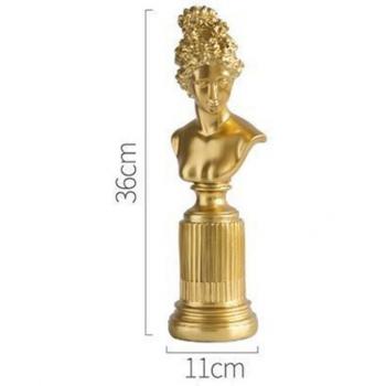 Estatua de Escritorio Dourado