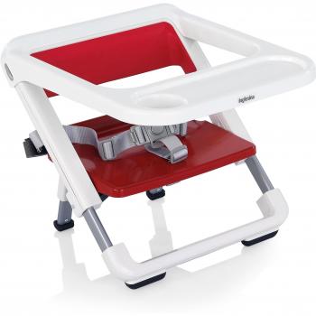 Inglesina Brunch Alza Sedia Pieghevole Rosso