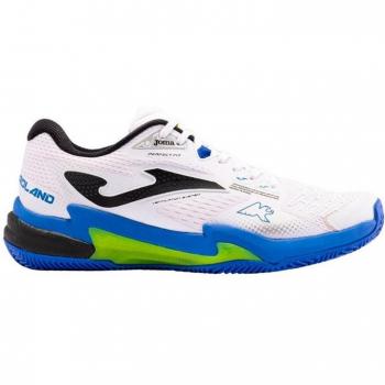 Chaussures Joma Roland 24 Trolas – Tennis homme, finition blanche, tissage textile, technologie Stabilis