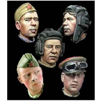 Alpines Miniatures – Ensemble « Têtes et Figures Russes WW2 » 1/35