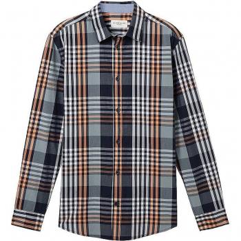 TOM TAILOR Herren Hemd Regular Fit Orange Größe S
