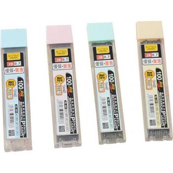 Lot de 100 mines 2B en plastique pour crayon automatique