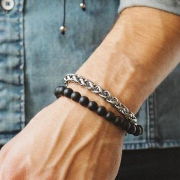 Set de Pulseras NAIQUBE para Caballeros