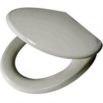 Tiger Eton Sedile per WC con funzione Easy-Clean, Duroplast, Bianco, 45,5 x 37,5 x 5 cm