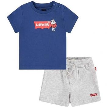 Linea Levi's Kids Shorts Mascot Batwing Blu Reale 6 mesi