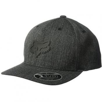 Gorra de Visera Curva Fox Heads Up 110 Gris Negro