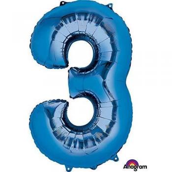 Boules Mylar Bleu N°3