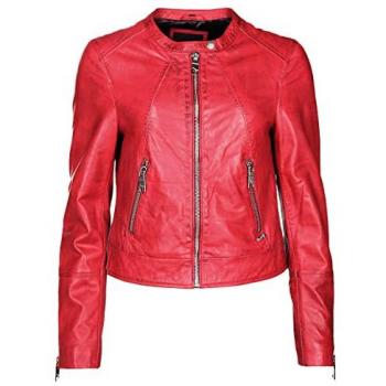 Lederjacke MAZE Grenada Gr. XXL, rot, Damen