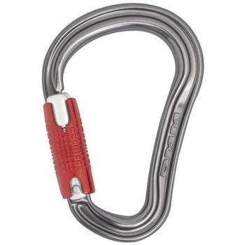 Moschettone DMM Shadow HMS Kwiklock Titanio/Rosso