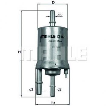 MAHLE OE Fuel Filter KL871