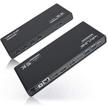 WAVLINK Station d'accueil 5K USB A/C