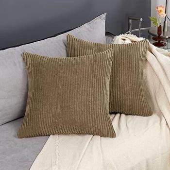 Deconovo 45cm Square Pillow Inserts Cover