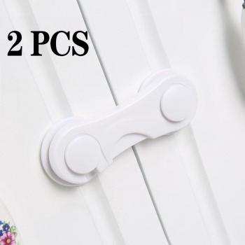 2 Pack Childproof Cabinet Locks for Home Safety