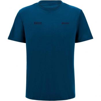 Santini X Pirelli Sport Club T-Shirt petrolblau