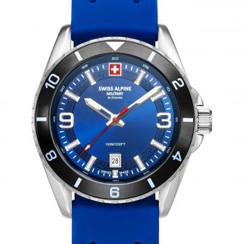 Military Alpine 7034.1836 Silver Watch for Men