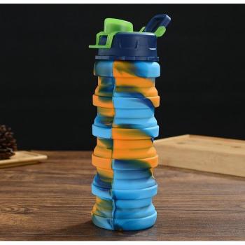 Bouteille de 500 ml en silicone – Étanche, pliable, conçue pour alpinistes