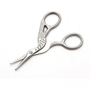 Antique Style Heron Sewing Scissors