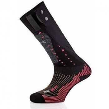 Therm-ic Power Heat V2 Heated Socks for Women Black/Pink EU 35-36