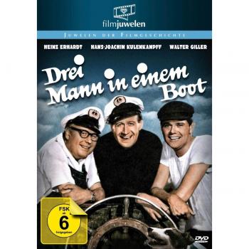 Drei Mann in einem Boot