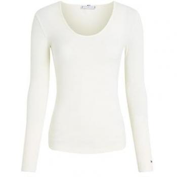 Chemise Tommy Hilfiger col rond manches longues M