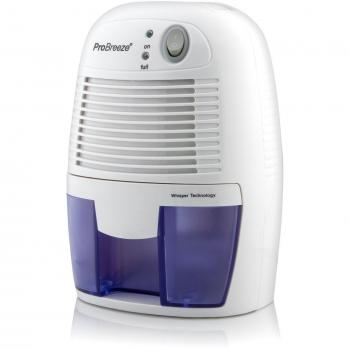 White 500ml Pro Breeze Compact Dehumidifier