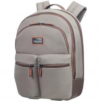 SAMSONITE Rockwell 15.6 Tragetasche – grauer Rucksack für Laptops, 18,5 l