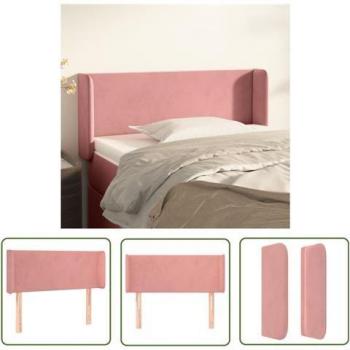 Premium Samt Kopfteil Rosa für Schlafzimmer